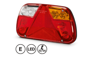 FAROLIM LED DIREITO COM REFLETOR TIANGULAR