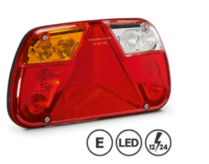 FAROLIM LED ESQUERDO COM REFLETOR TRIANGULAR