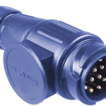 FICHA ELECTRICA DE 13PINOS AZUL