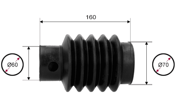 FOLE DE BORRACHA PEITZ PAV/SR 0.7-2.7