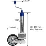 RODA JOCKEY AUTOMATICA 500KG