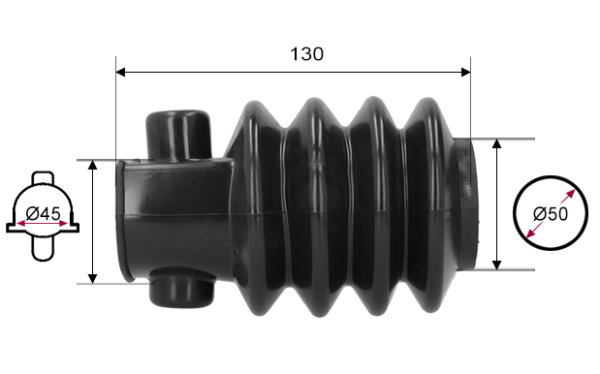 FOLE BORRACHA  BPW  ZAF  1,0-3  45/50
